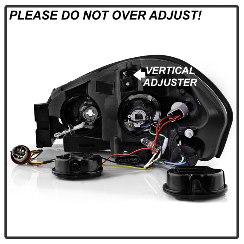 FR SPORT SPYDER xTune 06-13 Chevrolet Impala LED Light Bar Headlights - Black...