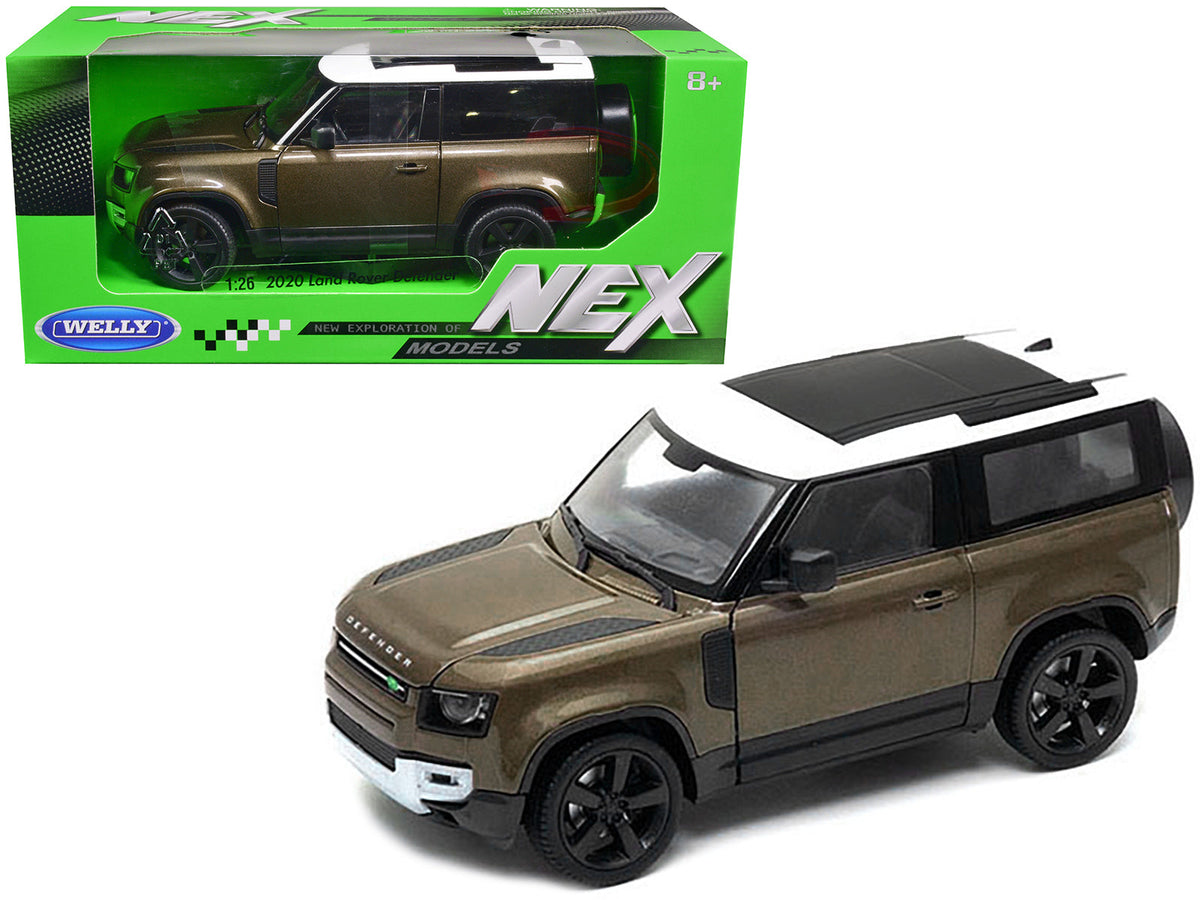 Rapid Vehicles 2020 Land Rover Defender Brown Metallic with White Top "NEX Models" 1/26 Diecast...