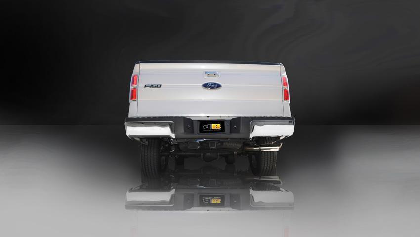 Corsa Sport / 3.0 in Cat-Back SSE 4.0 in Single Tip | Ford F-150 EcoBoost 2011-2014 3.5T (24392)