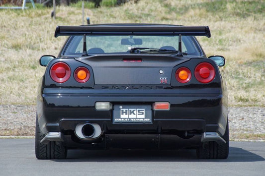FR SPORT HKS Super Turbo Muffler Ti Bnr34 Rb26Dett 31029-An009 - View 2
