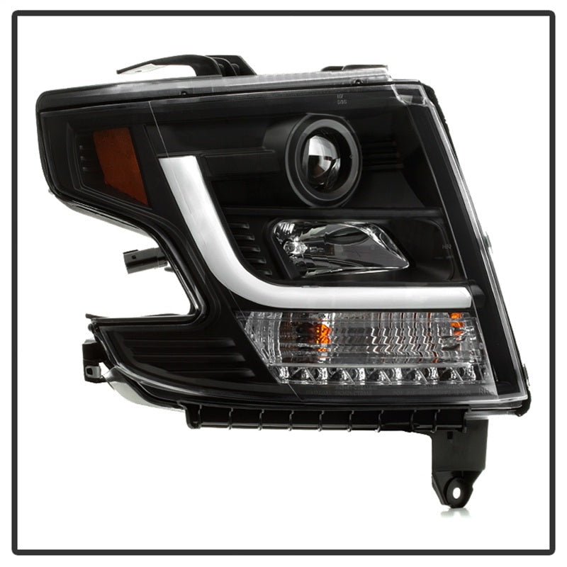 Spyder Chevy Tahoe / Suburban 2015 -2016 Projector Headlights - DRL LED - Black PRO-YD-CTA15-DRL-BK 5082541