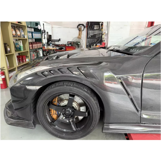 Carbon Fiber Vented Fender Replacement for Nissan GT R R35