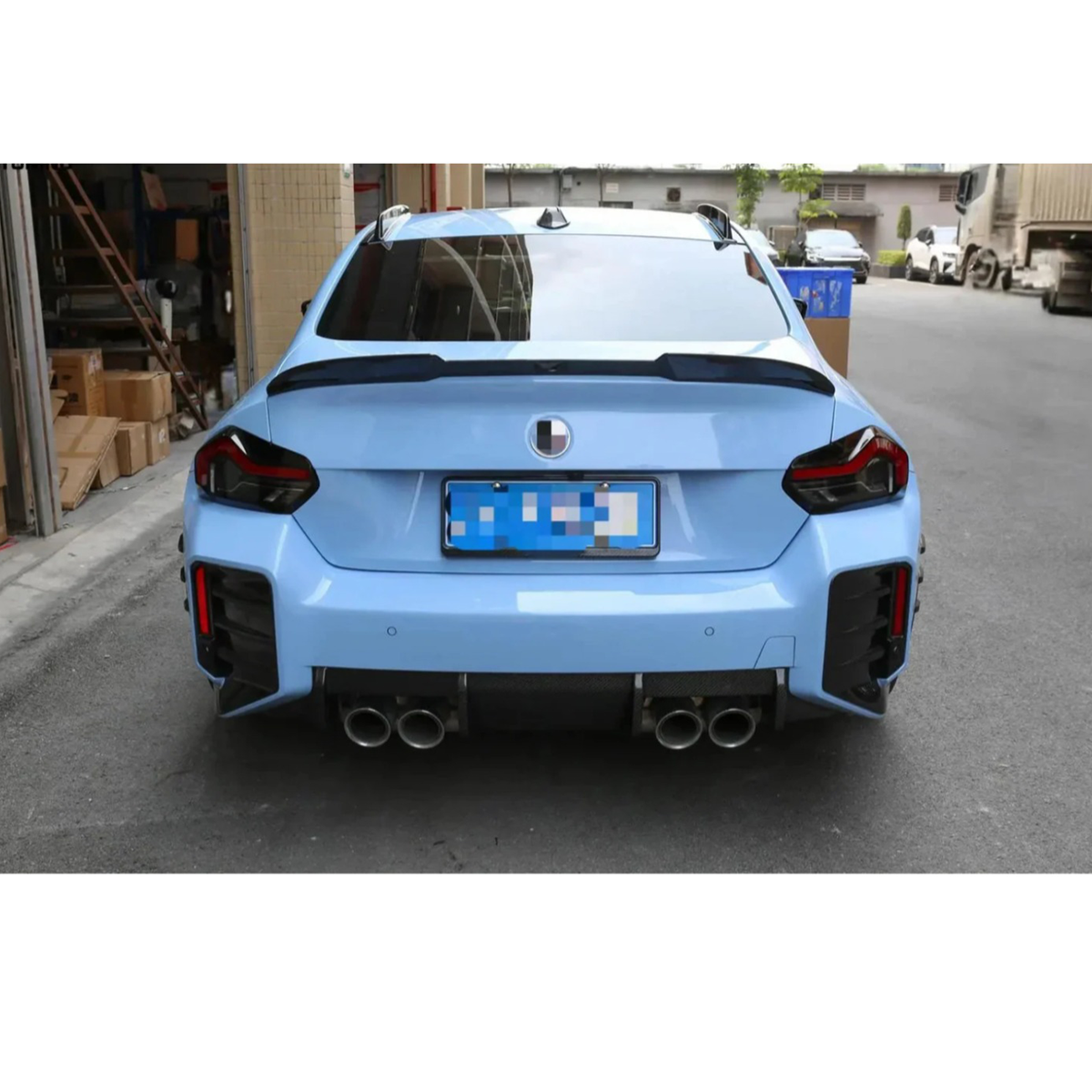 STRATEC SYSTEMS OD Style Dry Carbon Fiber Rear Spoiler V1 for BMW G87 M2 - View 3