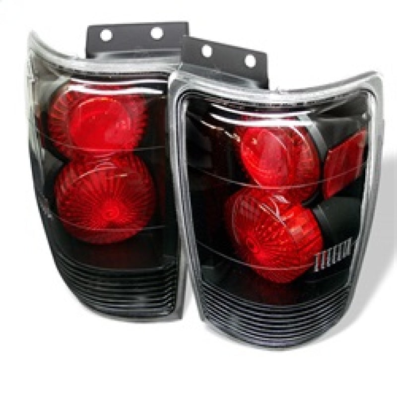 FR SPORT Spyder Ford Expedition 97-02 Euro Style Tail Lights Black ALT-YD-FE97-BK 5002822 - View 2