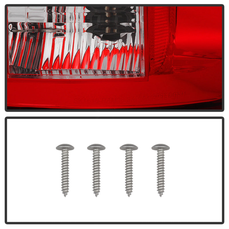 FR SPORT Spyder Dodge Ram 07-08 1500/Ram 07-09 2500/3500 LED Tail Lights Red Clear...