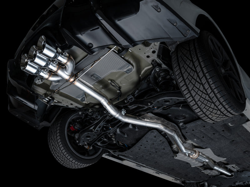 AWE Tuning 2024 Acura Integra Type S DE5 FWD Track Edition Exhaust w/ Triple Chrome Silver Tips 3020-52335