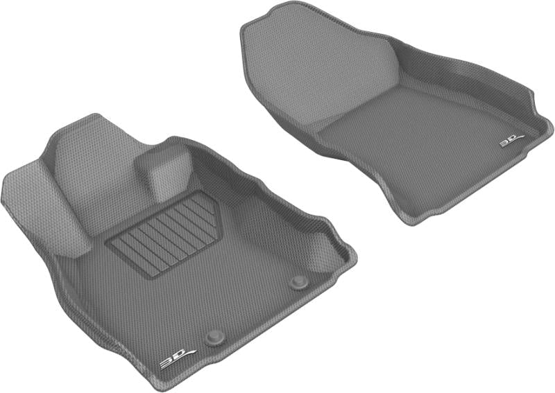 3D MAXpider 2019-2020 Subaru Forester Kagu 1st Row Floormat - Gray L1SB02411501