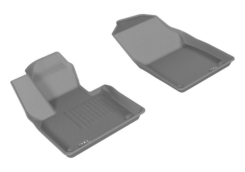 3D MAXpider 2015-2019 Volvo XC90 Kagu 1st Row Floormat - Gray L1VV02011501