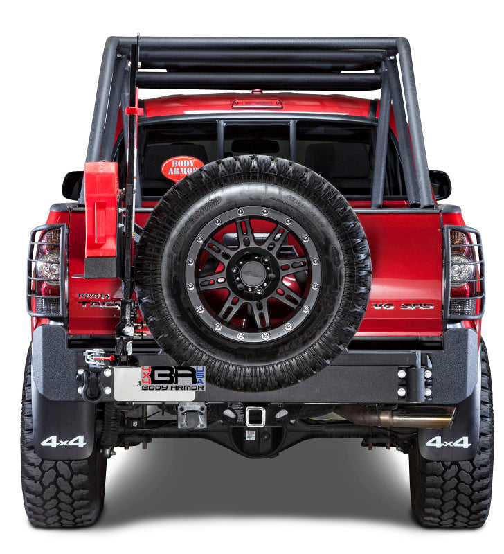 FR SPORT Body Armor 4x4 05-15 Toyota Tacoma Pro Series Tire Carrier Fits TC-2961 Only TC-5293 -...