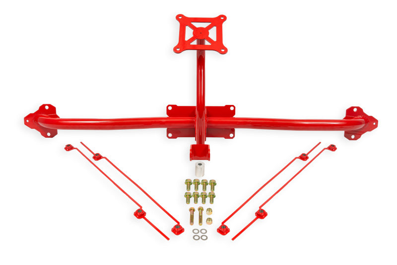 BMR Suspension BMR 14-19 Chevrolet Corvette C7 Bolt-On Parachute Mount - Red PM570R