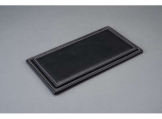 Atlantic Case Maranello Premium Acrylic Display Case Black Leather Base w/ White Stitching 1:18