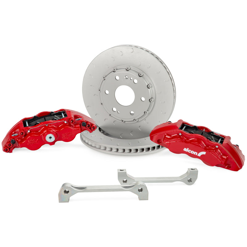 FR SPORT Alcon 19+ Silverado/Sierra 20+ Suburban/Tahoe/Yukon/Esc 355x33mm 6-Piston Red Caliper...