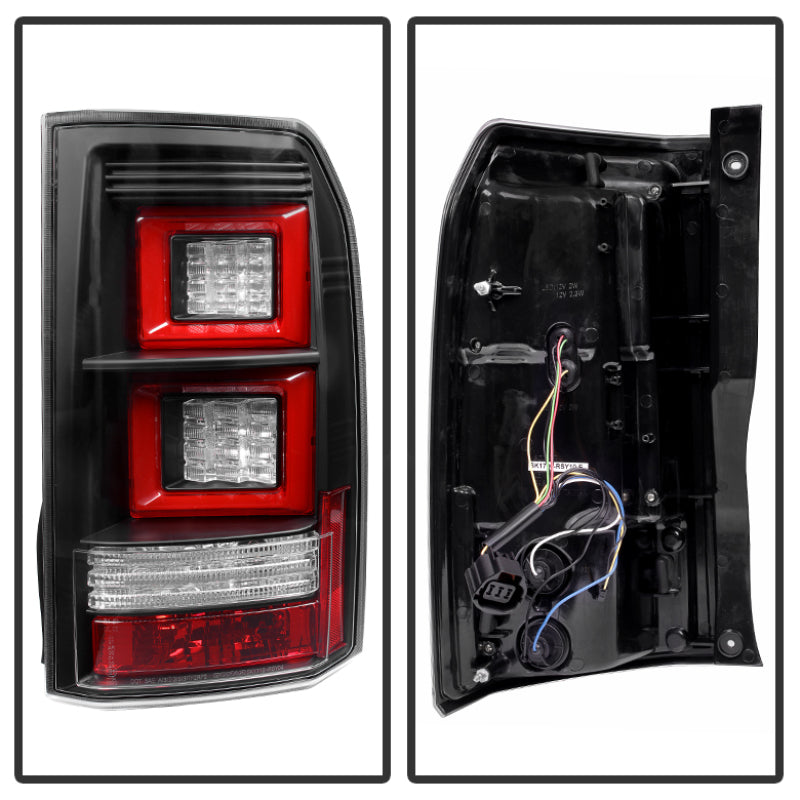 Spyder Land Rover Discovery LR4 10-14 Light Bar LED Tail Lights Black ALT-YD-LRDLR410-LBLED-BK 5080936