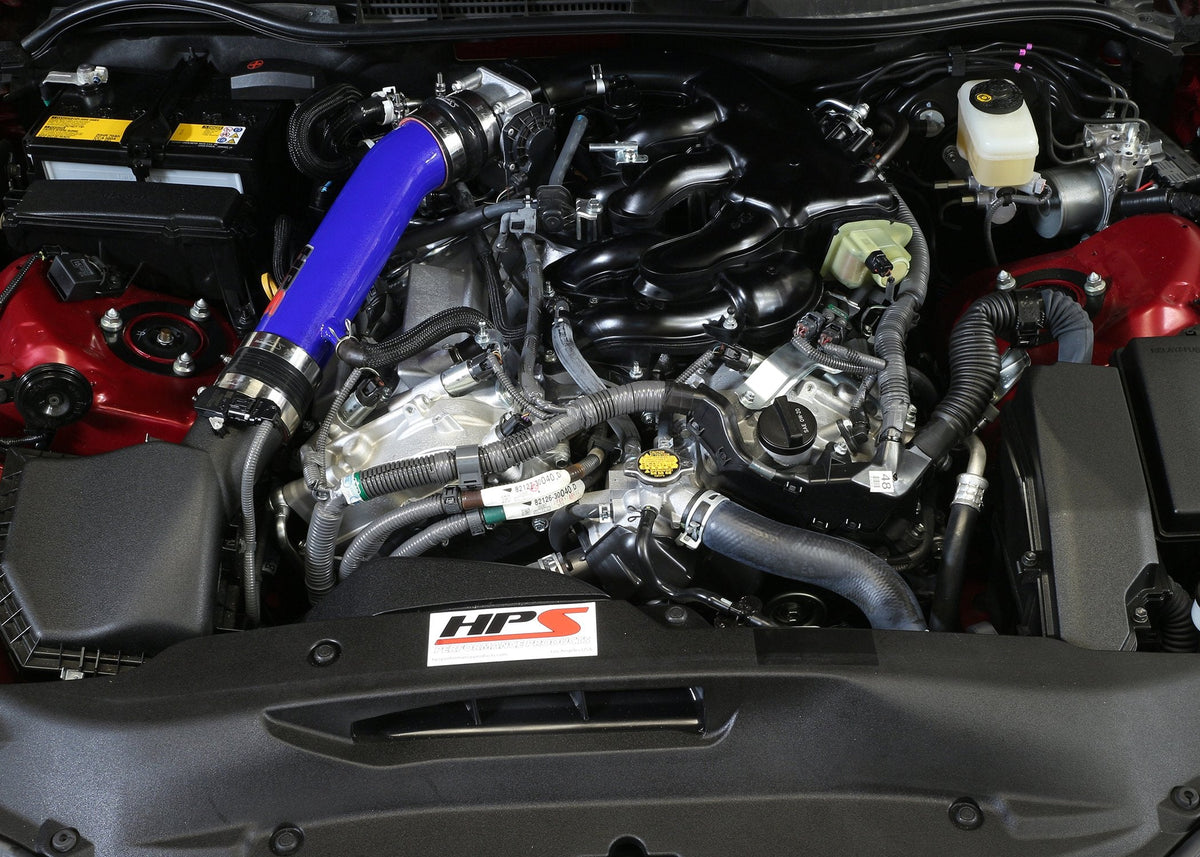 FR SPORT HPS Post MAF Air Intake Tube Kit 2014-2016 Lexus IS250 2.5L V6 Non F-Sport, Blue - View 3