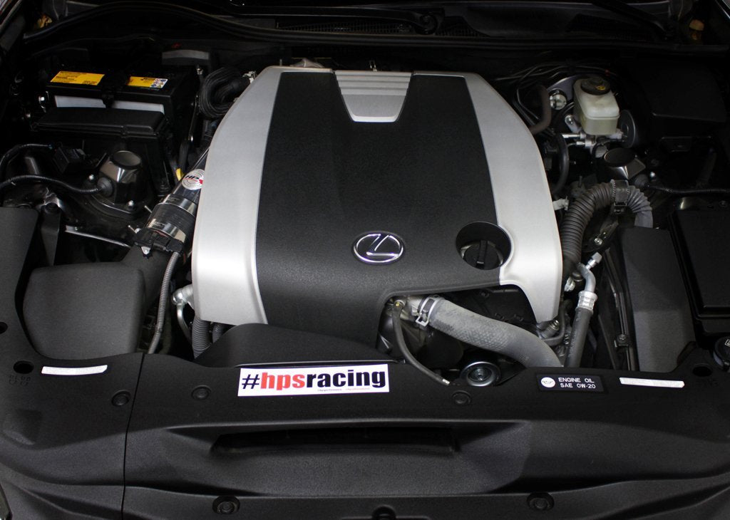 FR SPORT HPS Post MAF Air Intake Tube Kit 2013-2019 Lexus GS350 3.5L V6 F-Sport, Polish - View 2