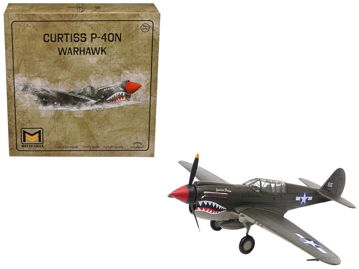 Rapid Vehicles Curtiss P-40N Warhawk Fighter Aircraft "American Dream National Warplane Museum"...