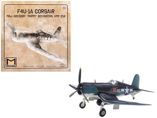 Rapid Vehicles Vought F4U-1A Corsair Fighter Aircraft "Maj. Gregory "Pappy" Boyington VMF 214"...