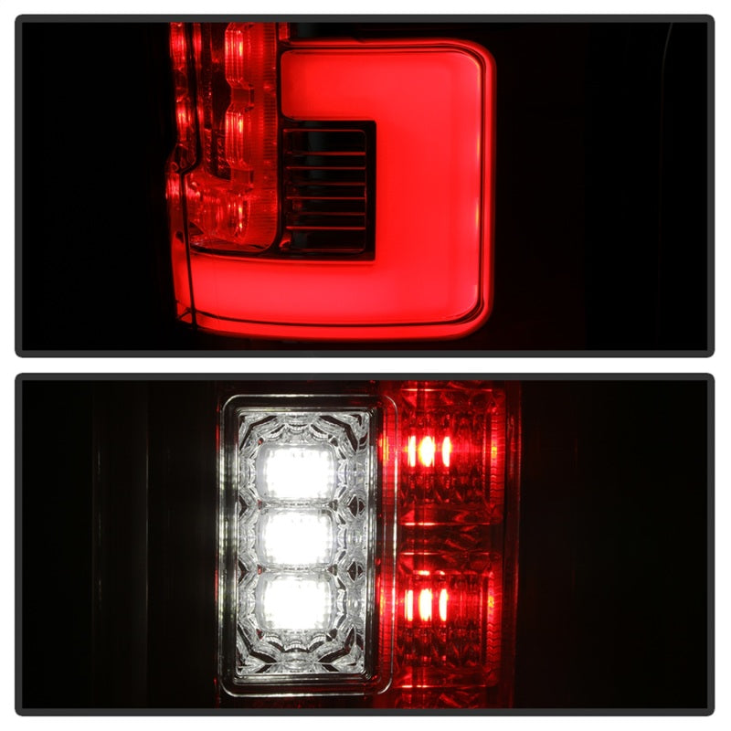 Spyder 17-18 Ford F-250 Super Duty (Excl LED Models) LED Tail Lights - Chrome (ALT-YD-FS17-LED-C) 5085573