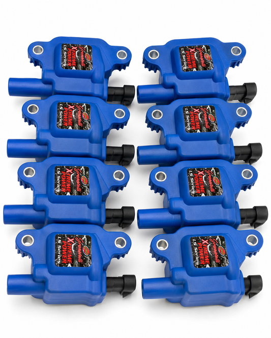 2005–2017 GM LS2/LS3/LS7/LS9/LSA Granatelli 80K Pro Series Extreme Blue Coil Packs – 28-0513-CPB