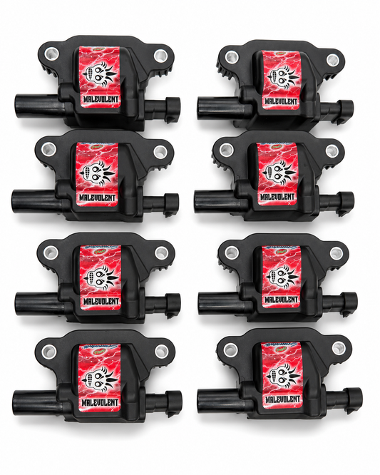 2005–2017 GM LS2/LS3/LS7/LS9/LSA Granatelli 85K Malevolent Coil Packs – 28-0513-CPM
