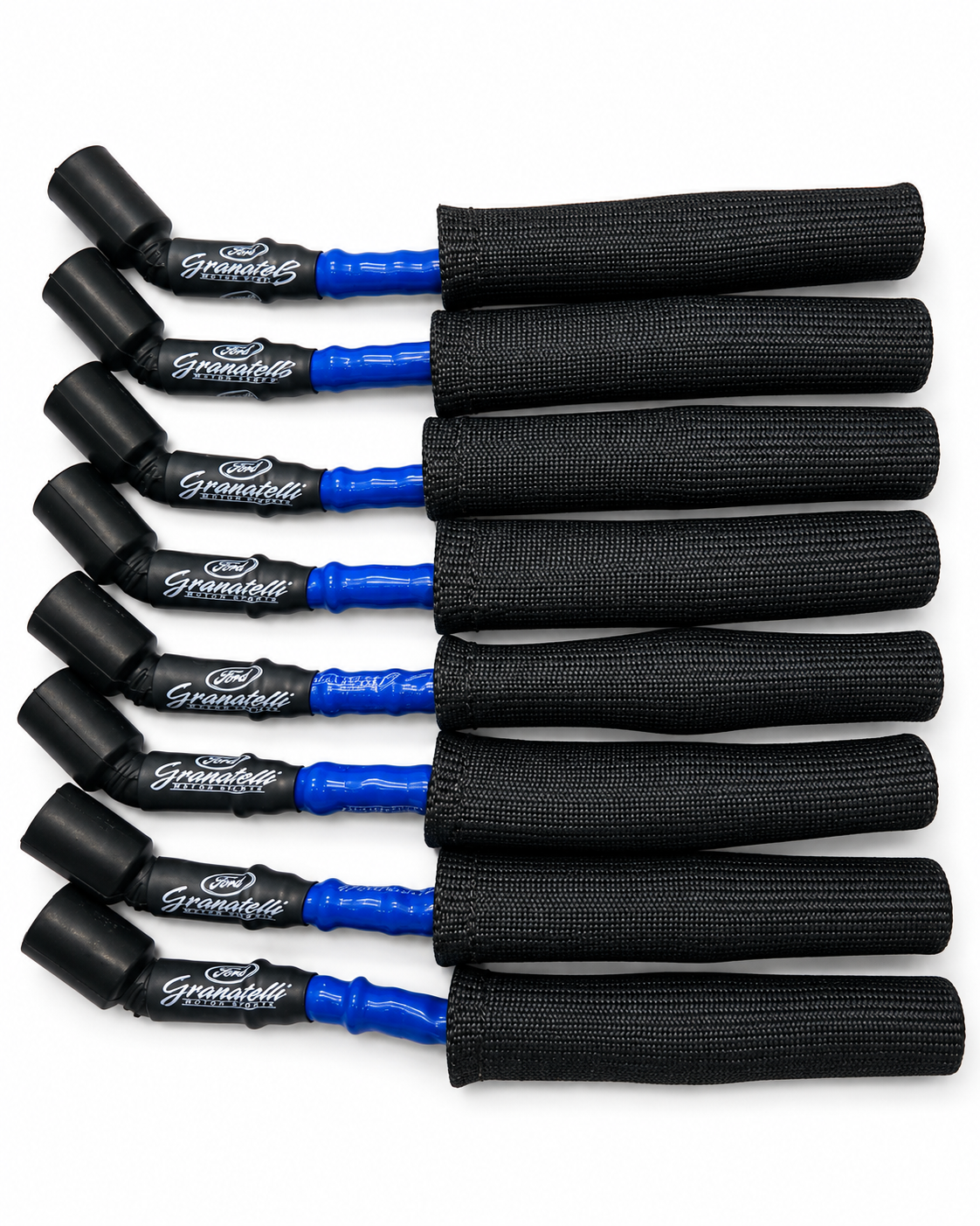 Granatelli GM LS & LT 0-Ohm 10" Blue High-Temp Kevlar-Boot Coil-Near-Plug Spark Plug Wires – 28-1545HTBLB