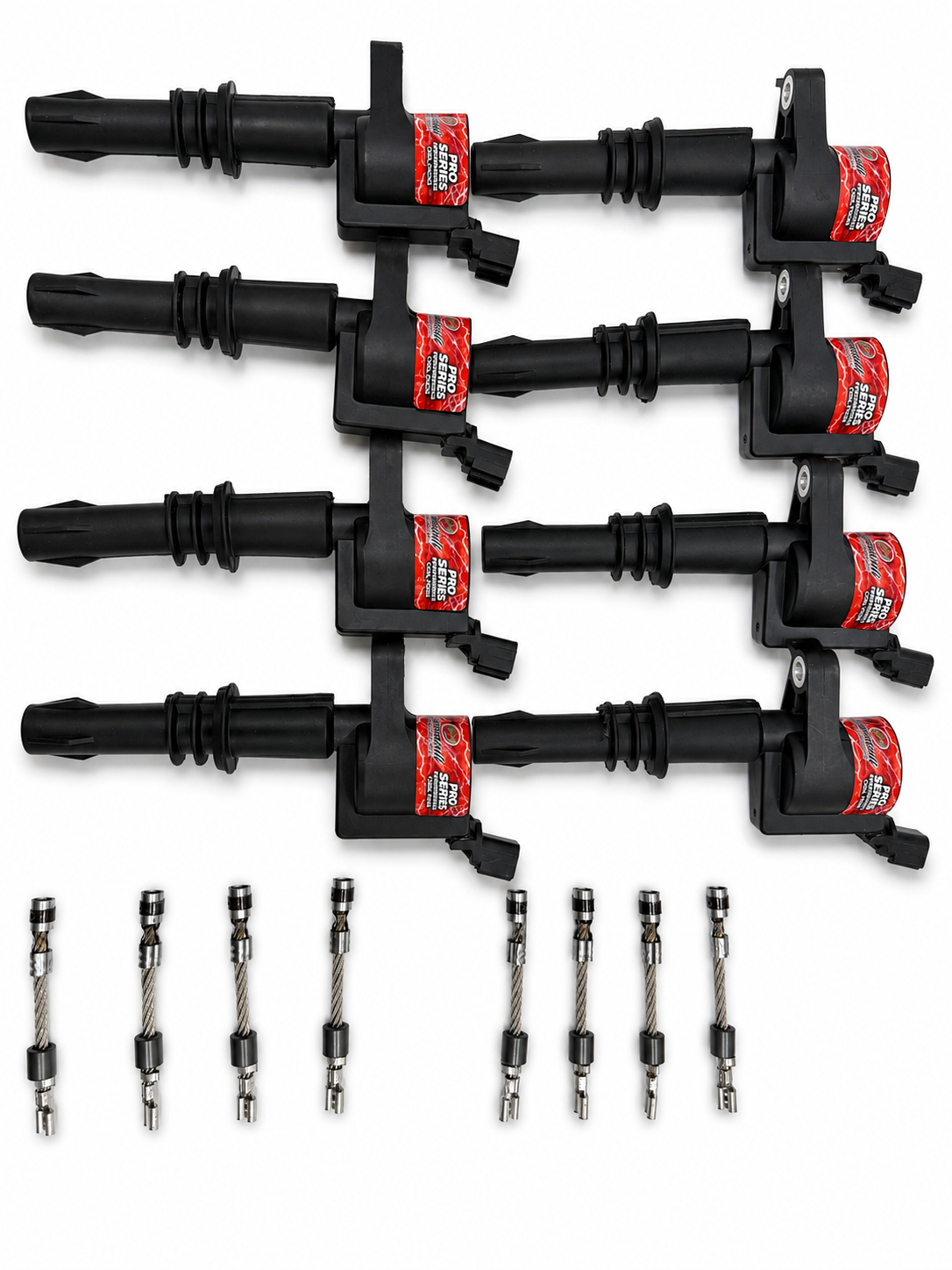 Granatelli 60kV Pro Series Coil Pack Kit for Ford 2008-2010 4.6L & 5.4L 3-Valve V8 – 28-1814CP