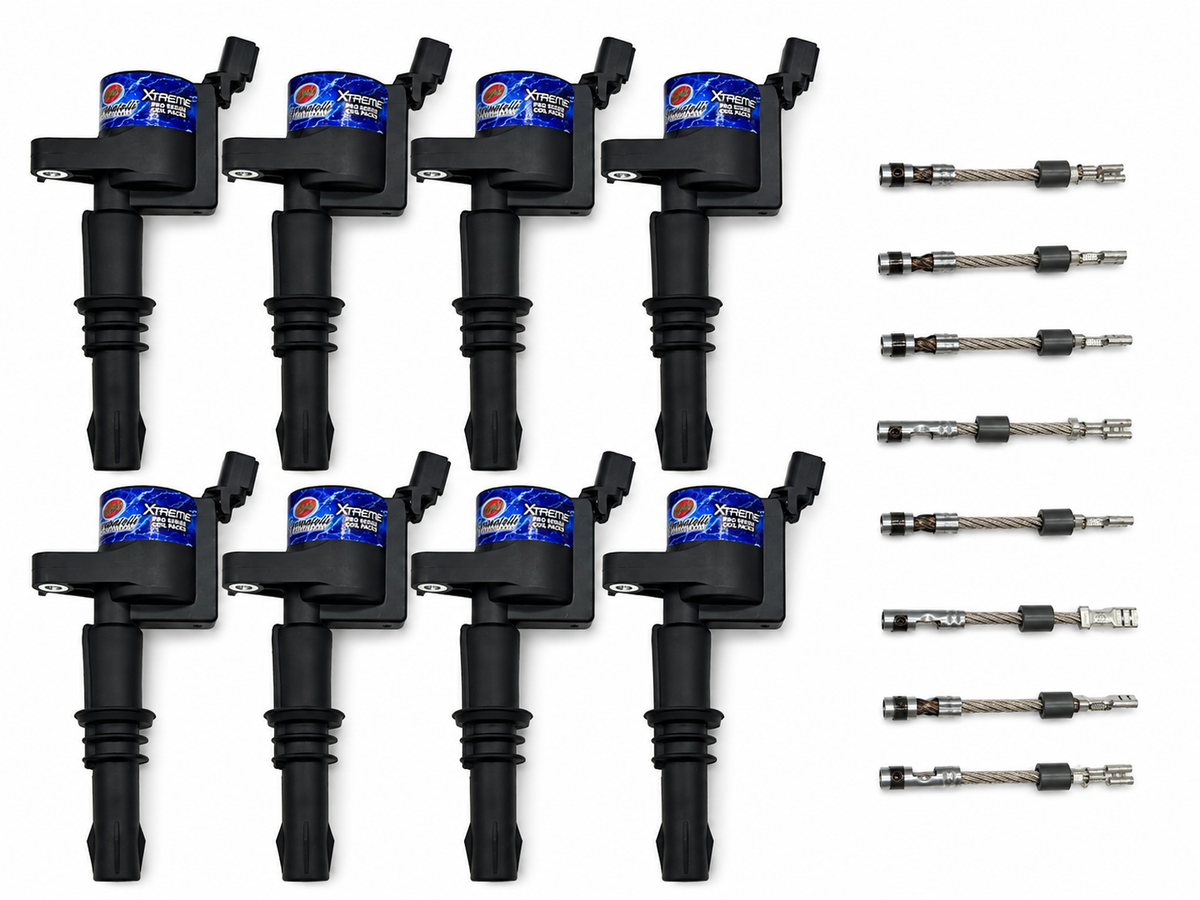 Granatelli 65kV Coil Packs & Connector Kit for 2008–2010 Ford 4.6L & 5.4L 3V – 28-1814SC