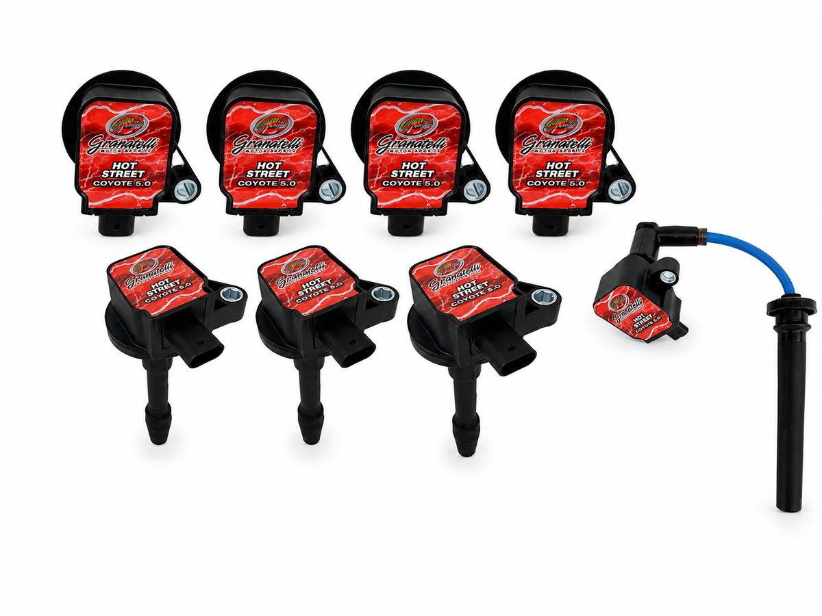 Granatelli 50kV Hot Street Coil Pack Kit for Ford Mustang GT & F-150 5.0L Coyote – 28-1818HS