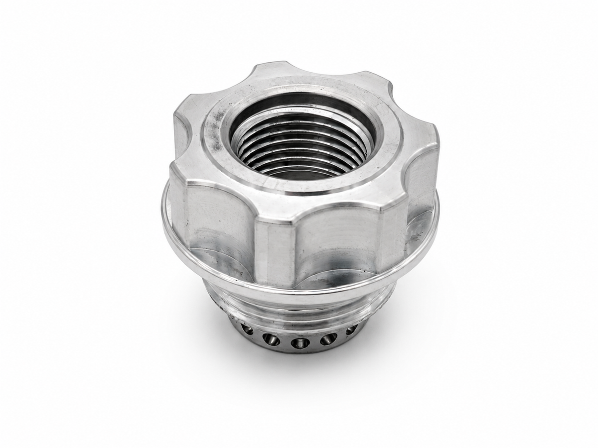 Granatelli -10AN ORB Billet Breather for OEM-Style Valve Covers – 280117