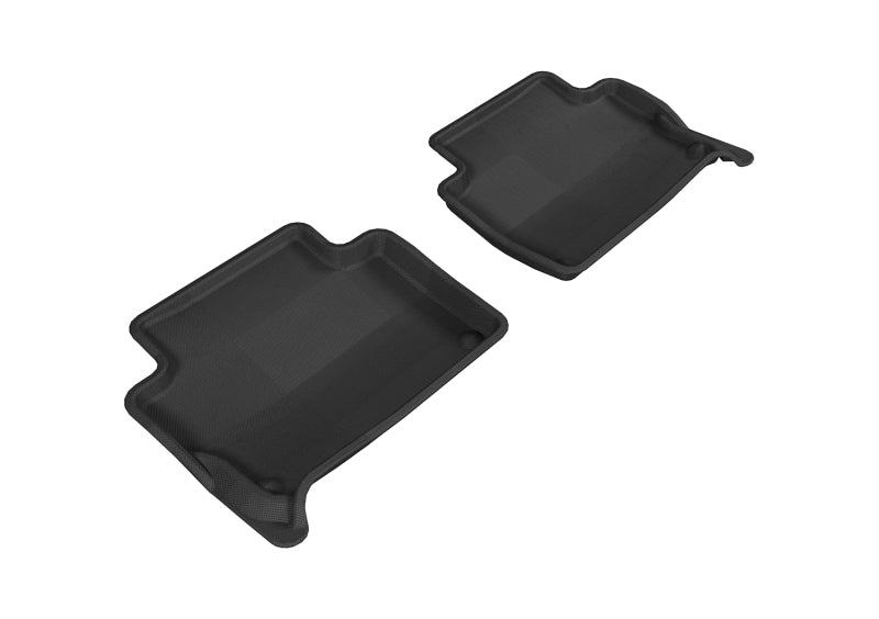 3D MAXpider 2007-2015 Audi Q7 Kagu 2nd Row Floormats - Gray L1AD02621501