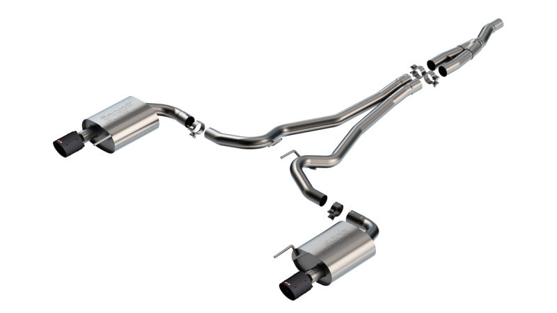 Borla 2024 Ford Mustang 2.3L Ecoboost 2.50 S-TYPE CFBA Catback Exhaust - Non-Active 140979CFBA