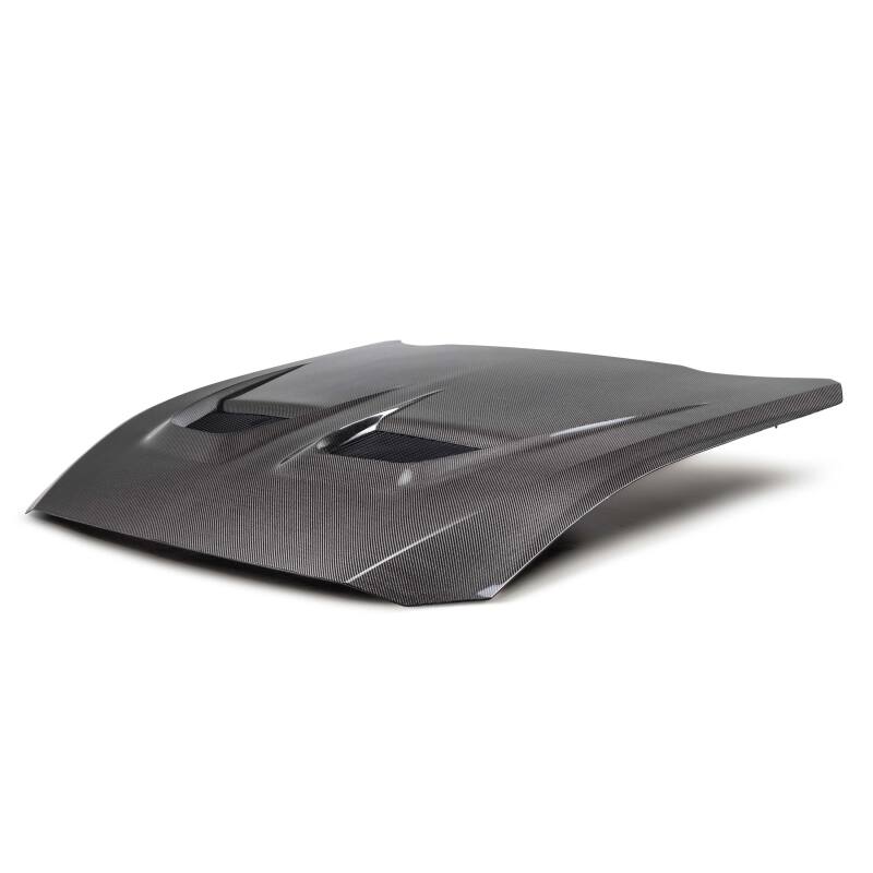 Anderson Composites 2024 Ford Mustang Type-GTD Double Sided Carbon Fiber Hood AC-HD24FDMU-GTD-DS