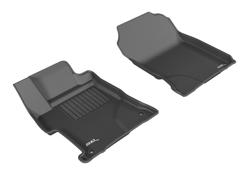 3D MAXpider 2014-2015 Honda Civic Sedan Kagu 1st Row Floormat - Black L1HD06311509