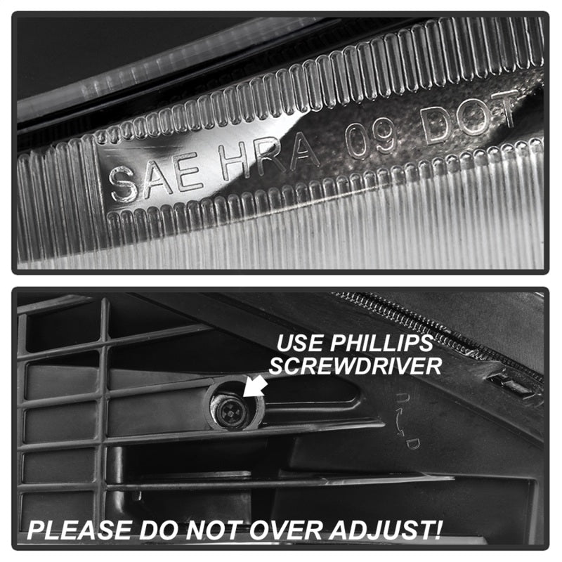 FR SPORT SPYDER xTune 09-12 Chevy Traverse (Excl LTZ) Driver Side Headlights - OEM Left...