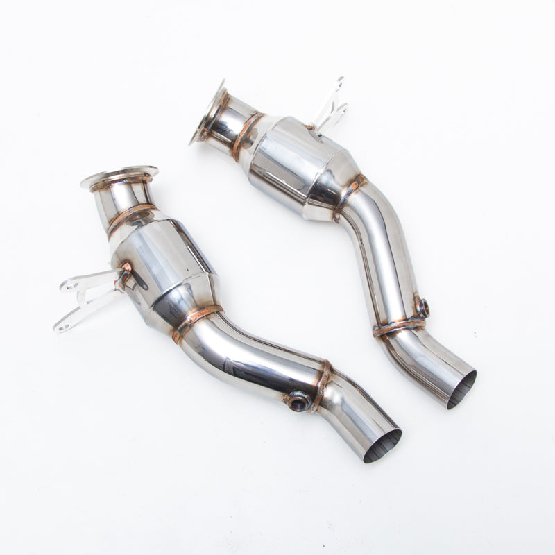 FR SPORT Agency Power High Flow Catalytic Converter Pipes Ferrari F458 Italia/Spider/Speciale...