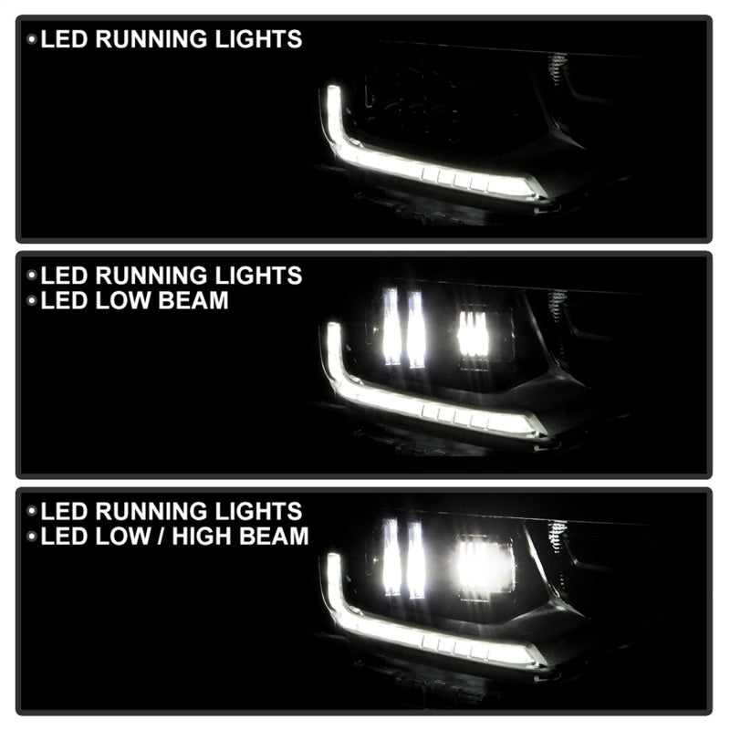 SPYDER 18-21 Chevy Traverse Full LED (Signal / Side Marker Halogen) Headlight - OE Right 9956270