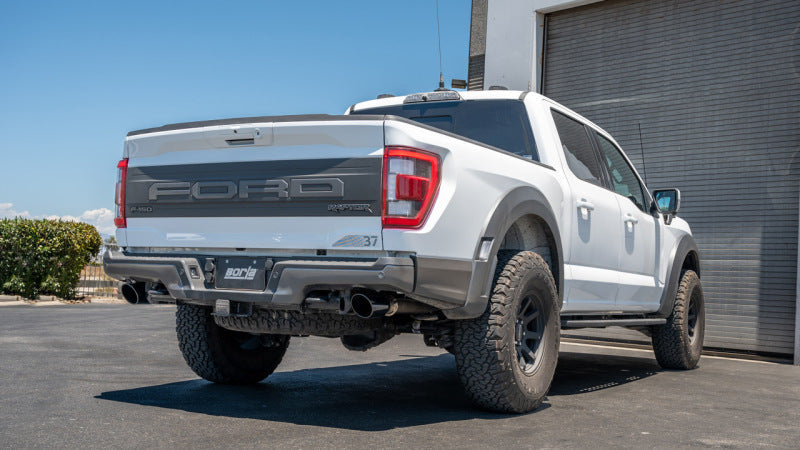 Borla 21-23 Ford Raptor 3in Connection Pipe 4.5in Tip - Black Chrome 60727BC