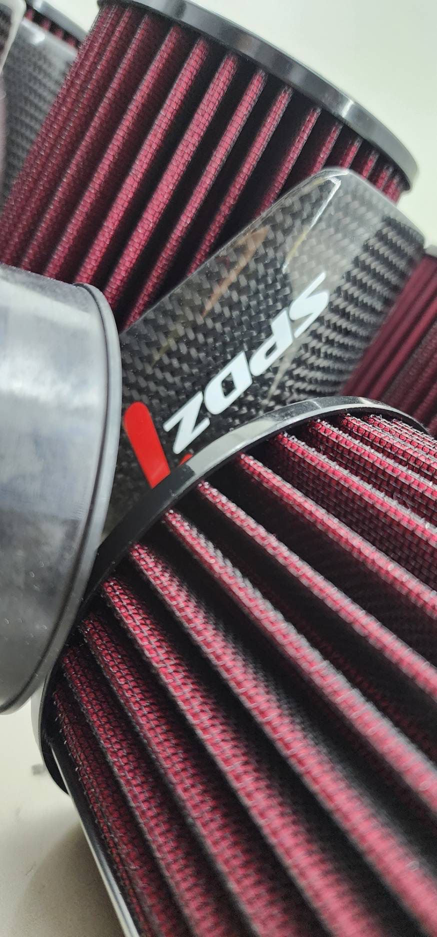 Speedzone Performance LLC SPDZ1 Carbon Cover High Velocity 3" Inlet Intake Filter - View 6
