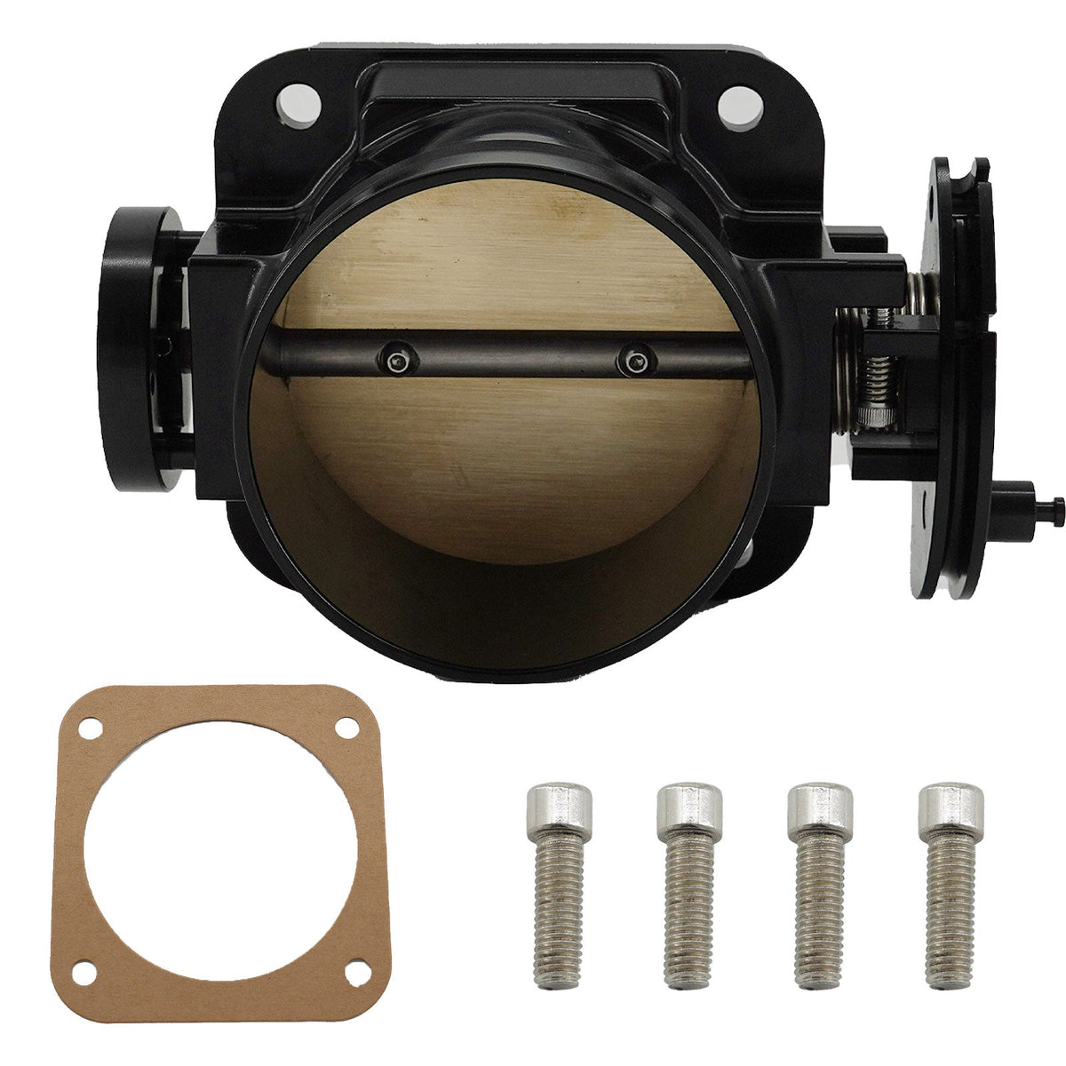 STRATEC SYSTEMS 90mm Billet Throttle Body 2JZ-GE FFIM for 1992-02 Supra SC300 IS300 GS300 2J US -...