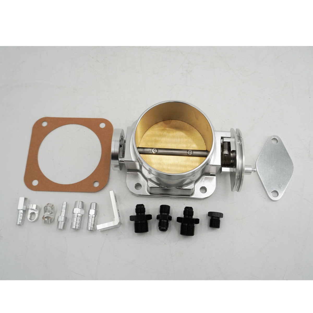 STRATEC SYSTEMS 2JZ GTE Billet Intake Manifold Fuel Rail Throttle Body 90mm TB Supra 2J Swap 2JZ...
