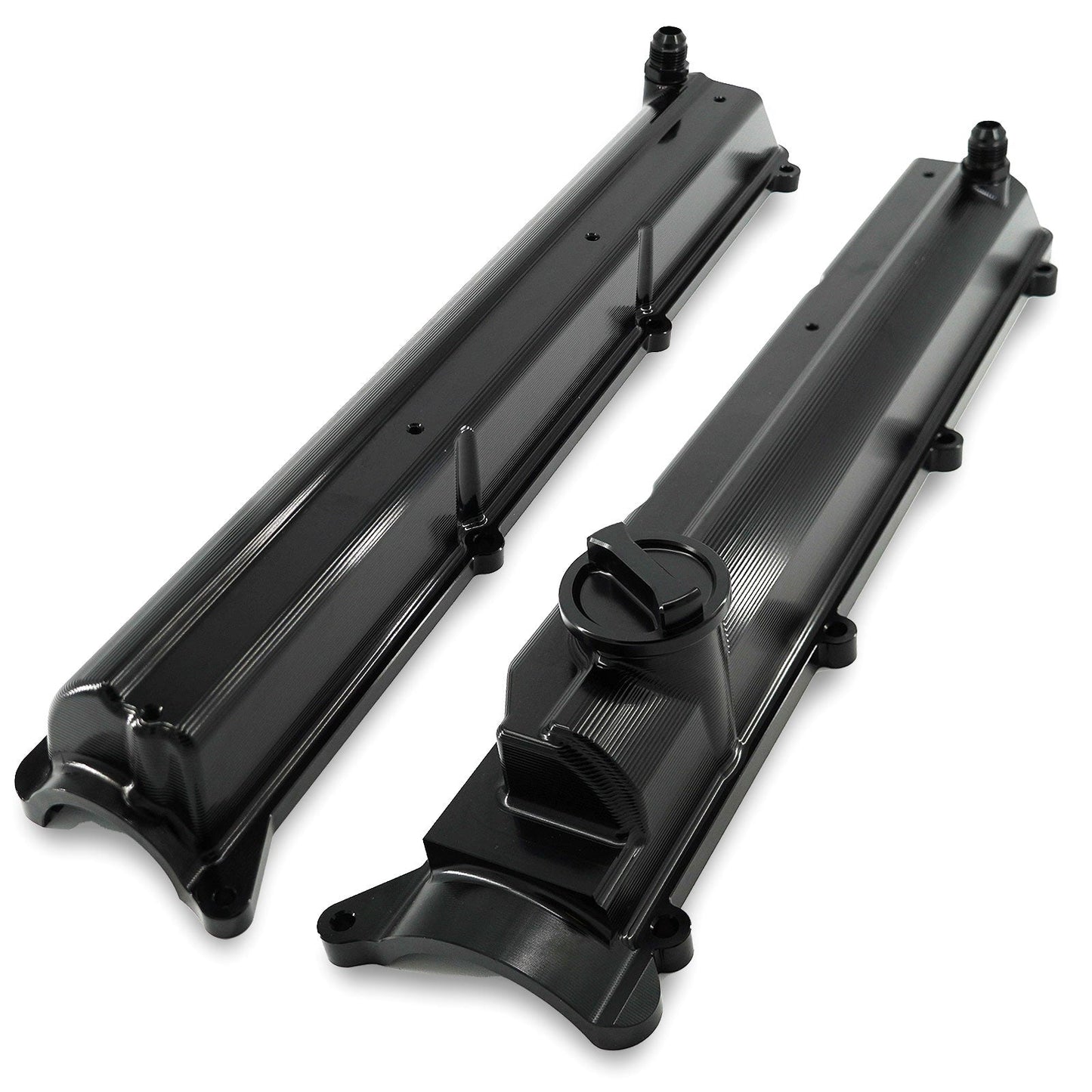 Toyota Supra 2JZ GTE VVTI Billet Valve Covers Anodized Oil Cap Bolts 2J AN AN10