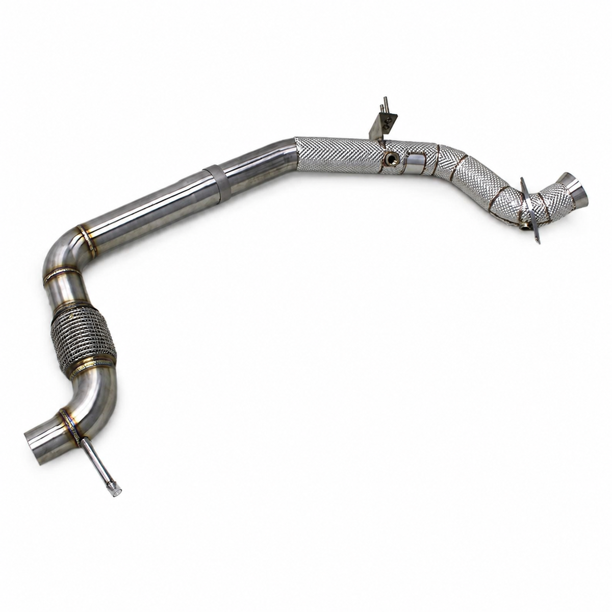 Performance Long Tube Exhaust Downpipe for Ford Mustang 2.3T Ecoboost