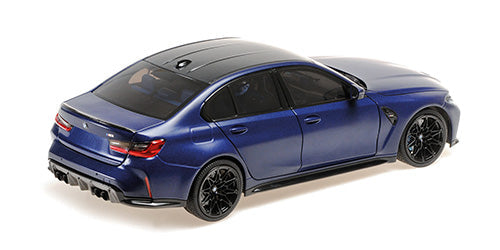 Minichamps 2024 BMW M3 (G80) Frozen Portimao Blue (Matte) 1:18