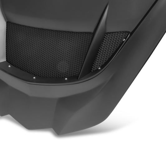 Auto Addict USA 2020-2026 Corvette C8 Type-ZR1 Fiberglass Black Coated 2pc Hood For...