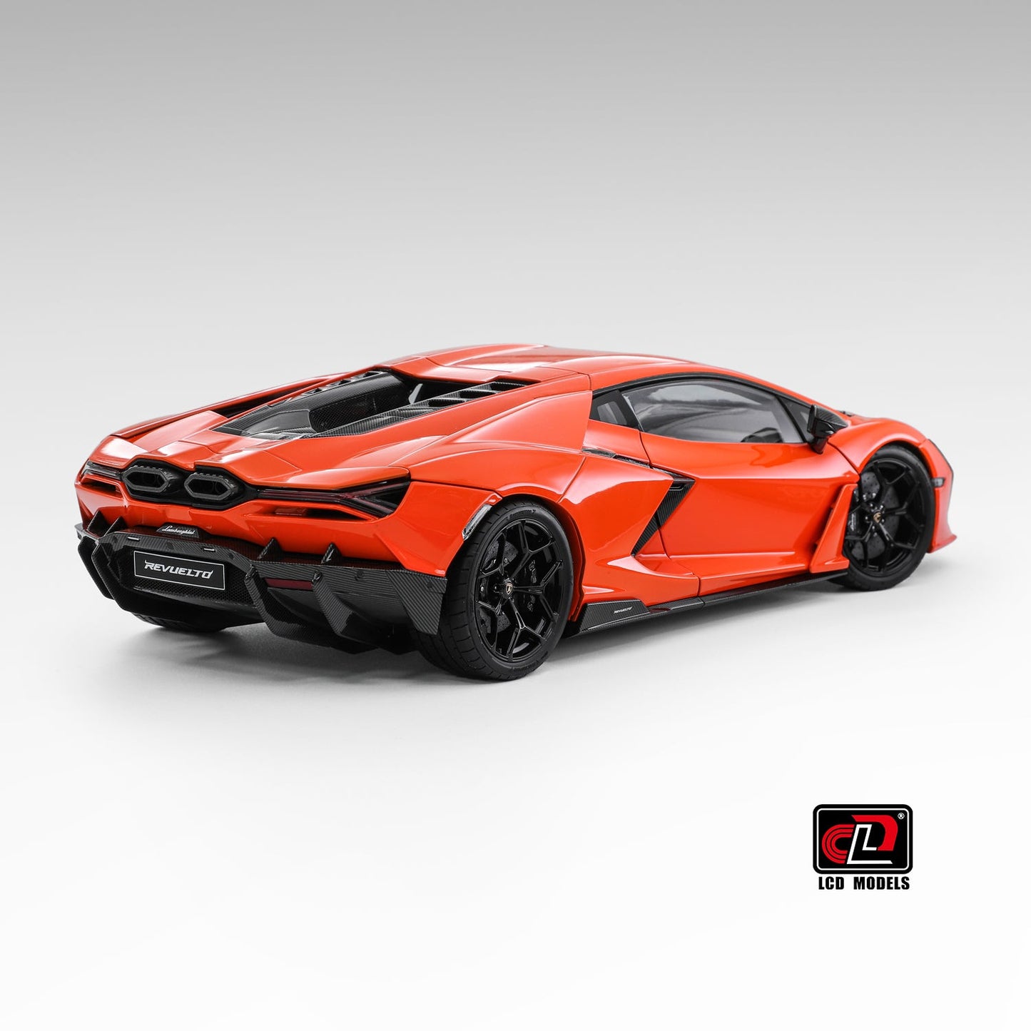 LCD 2024 Lamborghini Revuelto Orange 1:18