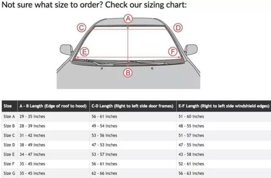 3D MAXpider Size F 3D Wintect Windshield Cover B014KOZAWE