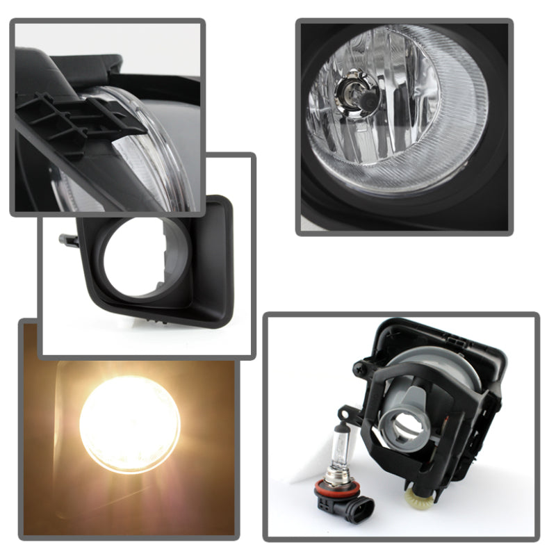 FR SPORT Spyder Toyota Tundra 2014+ OEM Fog Lights W/Switch- Clear FL-CL-TTU14-C 5077691 - View 7