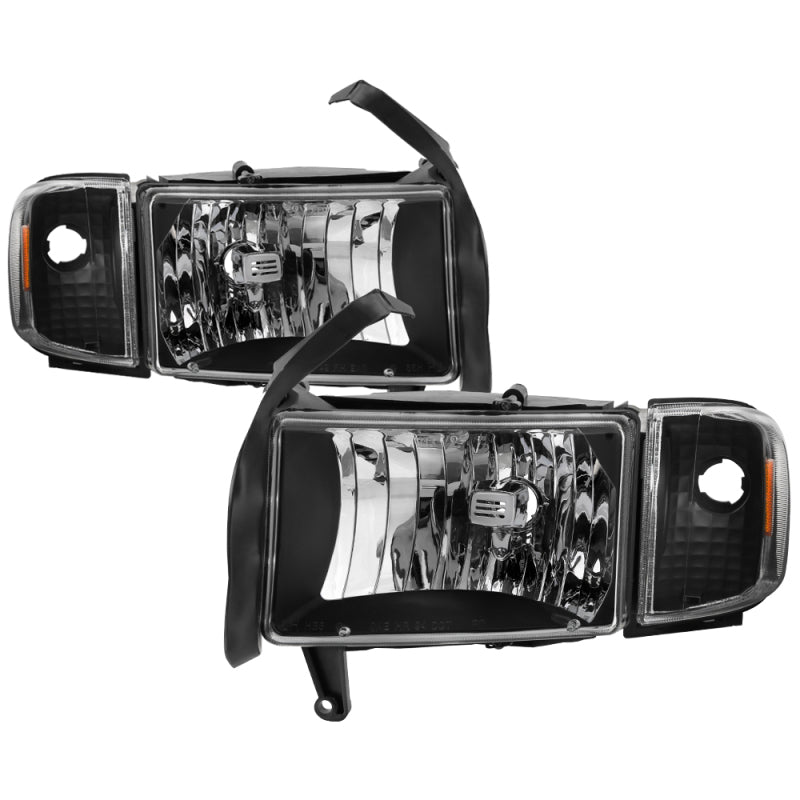 FR SPORT SPYDER xTune Dodge Ram 1500 94-01 OEM Style Headlights w/ Corner Lamps - Black OEM...