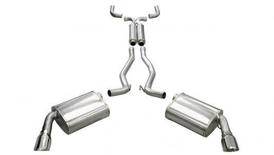 FR SPORT Corsa Performance 10-14 Chevrolet Camaro Coupe SS 6.2L V8 Auto Polished Sport Cat-Back