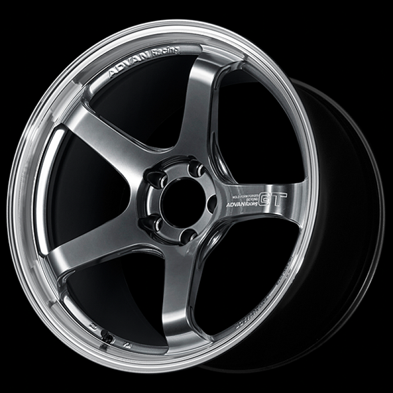 Advan GT Beyond 19X9.0 / +35 Offset / 5x114.3 BC / +35mm Bore / Machining and Hyper Platinum Black YAQB9I35EMPB